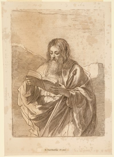 San Pablo leyendo de Francesco Bartolozzi