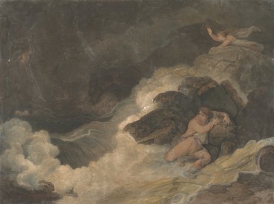 La tempestad de Shakespeare, Poetas británicos de Macklin de Francesco Bartolozzi