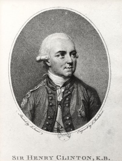 Sir Henry Clinton (1730-95) (grabado) de Francesco Bartolozzi