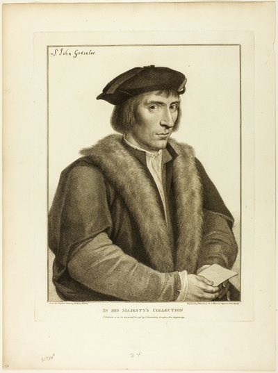 Sir John Godsalve de Francesco Bartolozzi