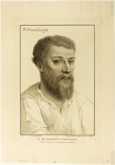 Sir Nicholas Poines de Francesco Bartolozzi