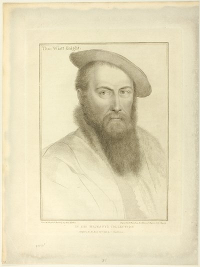 Sir Thomas Wyatt de Francesco Bartolozzi