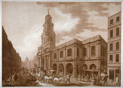 La Bolsa Real, Ciudad de Londres, 1788 de Francesco Bartolozzi