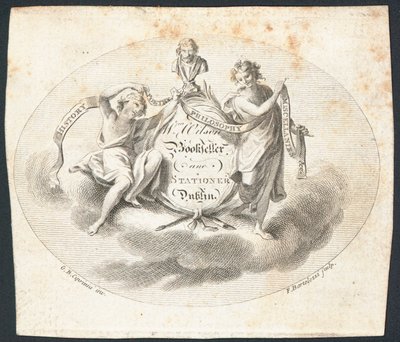 Tarjeta comercial, William Wilson de Francesco Bartolozzi