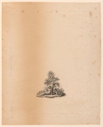 Viñeta para "Los jardines" del Abad de Lille de Francesco Bartolozzi