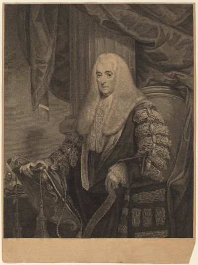 Alexander, Lord Loughborough de Francesco Bartolozzi after James Northcote