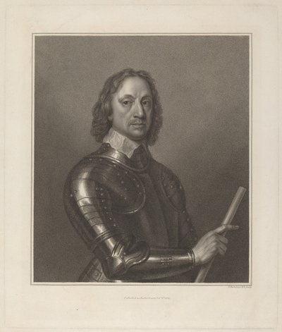 Oliver Cromwell de Francesco Bartolozzi after Robert Walker