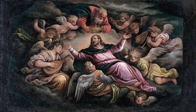 Cristo en la gloria de Francesco Bassano the Younger