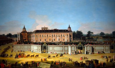 Rey Fernando de España, Reina María Bárbara (una pareja) de Francesco Battaglioli