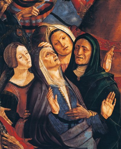 Virgen (detalle) de Francesco Bianchi Ferrari
