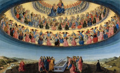 La Asunción de la Virgen, ca 1475 de Francesco Botticini