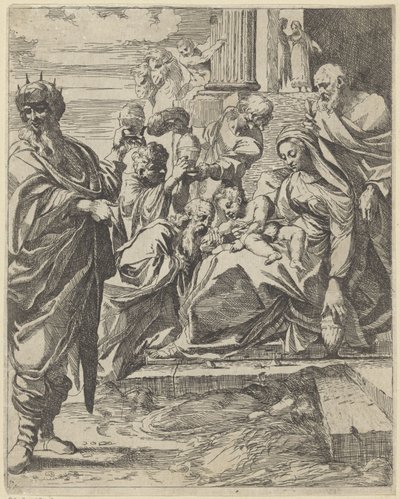 Adoración de los Reyes de Francesco Brizio (attributed to)