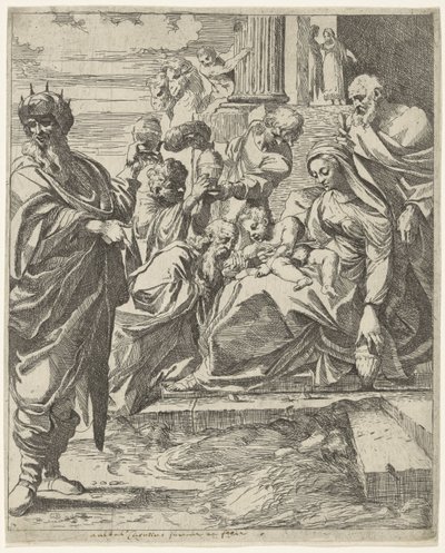 Adoración de los Reyes de Francesco Brizio (attributed to)