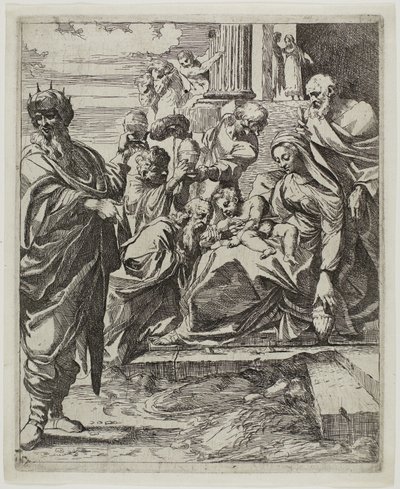 Adoración de los Reyes Magos de Francesco Brizio