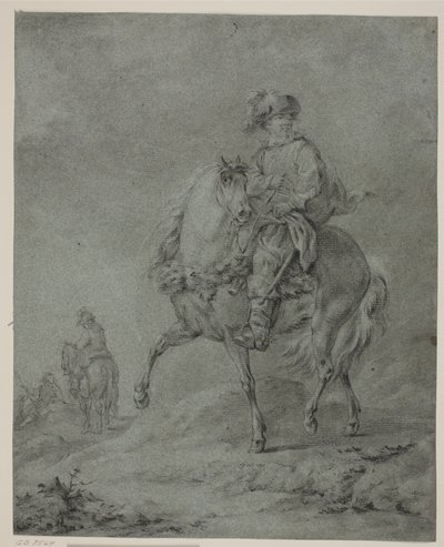 Jinetes en un paisaje de Francesco Casanova