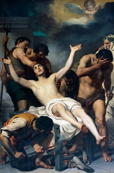 Martirio de San Lorenzo de Francesco Coghetti
