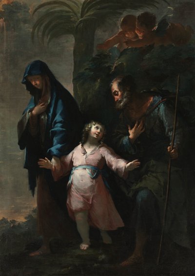 Regreso a Nazaret, 1735 de Francesco Conti