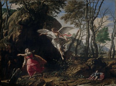 Agar e Ismael en el desierto de Francesco Cozza