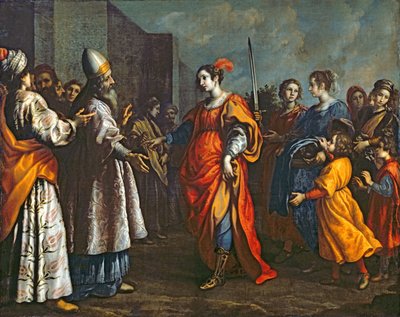 El Triunfo de Judith, c.1620-30 de Francesco Curradi