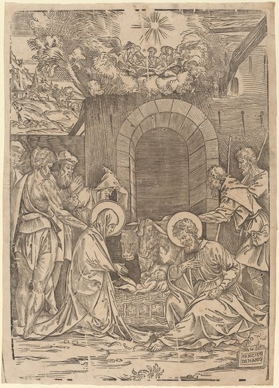 La Adoración de los Pastores de Francesco Denanto