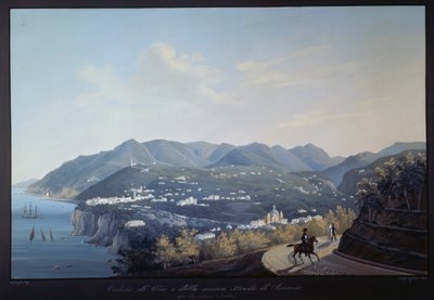 Vico Equense y la nueva carretera a Sorrento de Francesco Fergola