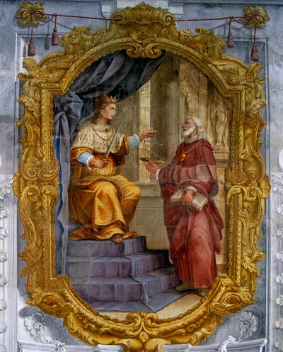 Alegoría de la Justicia y el Consejo de Francesco Ferrari