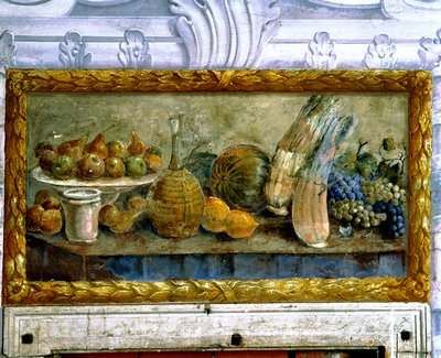 Naturaleza muerta con cardos (fresco) de Francesco Ferrari