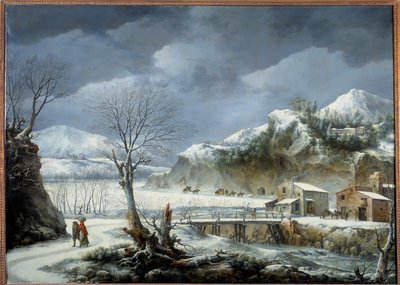 Paisaje de invierno de Francesco Foschi