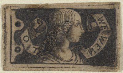 Cabeza de una Chica con Cabello Rizado de Francesco Francia