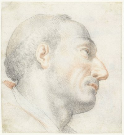 El jefe de San Carlo Borromeo de Francesco Furini (attributed to)