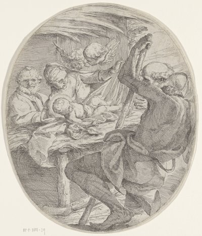 nacimiento de cristo de Francesco Giovane