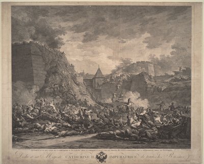 El asedio de la fortaleza de Ochakov en diciembre de 1788, 1792 de Francesco Giuseppe Casanova