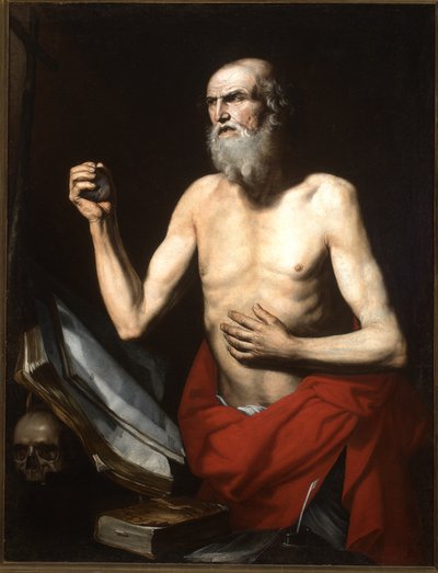 San Jerónimo penitente, c.1600 (pintura) de Francesco Glielmo