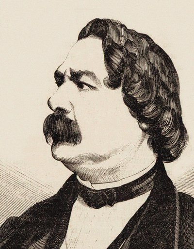 Retrato del compositor Enrico Petrella, ca. 1855 de Francesco Gonin