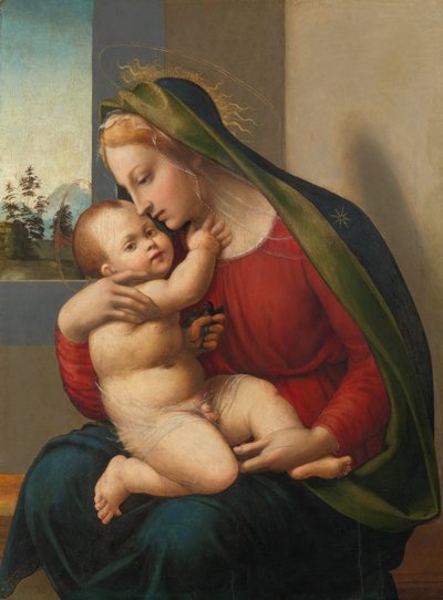 Madonna y Niño, ca. 1520 de Francesco Granacci