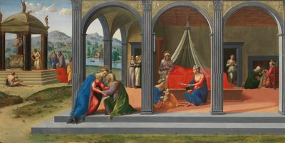 Escenas de la Vida de San Juan Bautista, ca. 1506-7 de Francesco Granacci