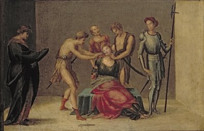 El martirio de Santa Apolonia de Francesco Granacci