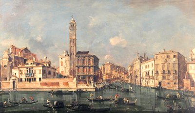 Gran Canal: San Geremia y la entrada al Cannaregio de Francesco Guardi