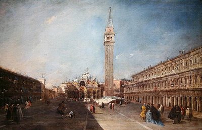 Piazza San Marco de Francesco Guardi