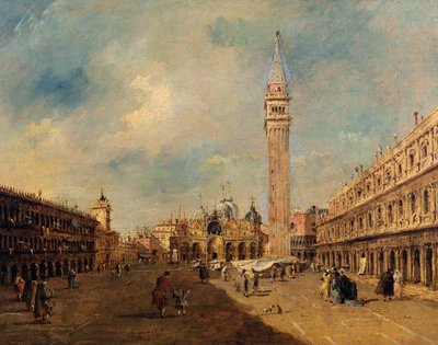 Piazza San Marco, c.1780 de Francesco Guardi