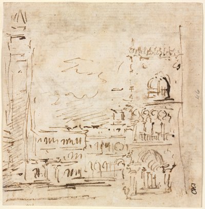 Piazza San Marco con el Palacio Ducal de Francesco Guardi
