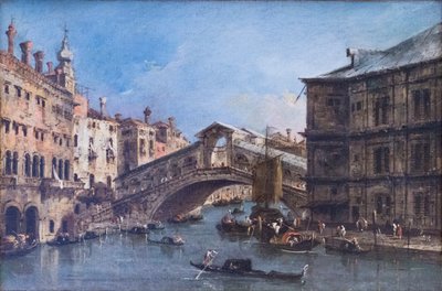Puente de Rialto de Francesco Guardi