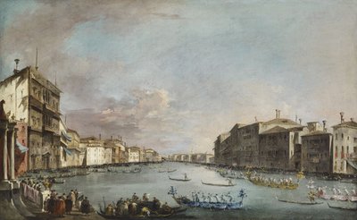 Regata en Venecia de Francesco Guardi