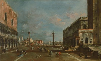 San Marco Piazzetta, Venecia de Francesco Guardi
