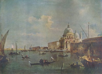 Santa Maria Della Salute, 1780s, 1925 de Francesco Guardi