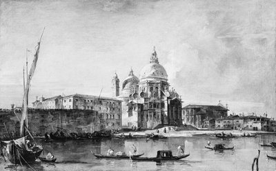 Santa Maria della Salute, mediados a finales de la década de 1760 de Francesco Guardi