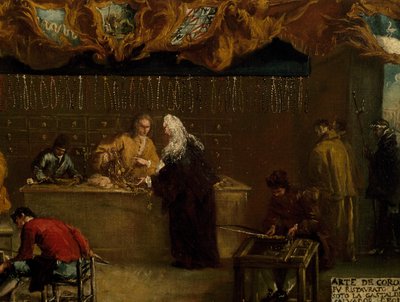 Letrero del Gremio de Coroneri de Francesco Guardi