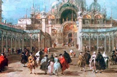 La Fiesta de la Ascensión en la Piazza San Marco, c. 1775 de Francesco Guardi