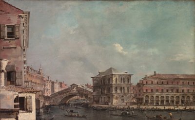 El Gran Canal sobre el Rialto de Francesco Guardi