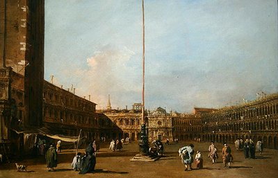 La Plaza de San Marcos, Venecia de Francesco Guardi